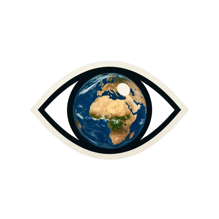Un oeil sur le monde. 